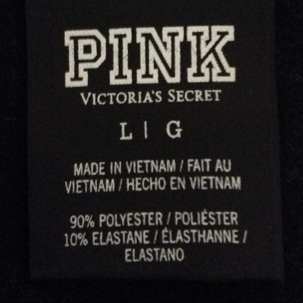 Fitted pullover sz M L PINK & Black athletic top - Picture 3 of 6